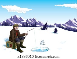 Ice fishing Ice fishing