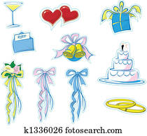 Simple Wedding Icons #1 Simple Wedding Icons #1