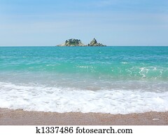 Small Island in adriatic sea
