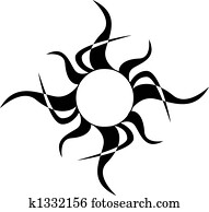 Tribal Sun Tattoo Tribal Sun Tattoo