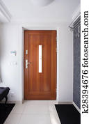Wooden front door Wooden front door