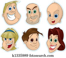 לחייך פנים, מקרר, magnet/stickers, #1