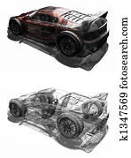 3d car 3d car