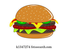 Cheese burger with lettuce and pickles Cheese burger with lettuce and pickles