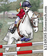 Horse jumping Horse jumping