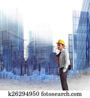 projeto, de, construção