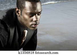 african american man in suit