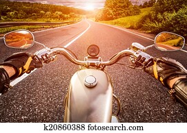 Biker First-person view Biker First-person view