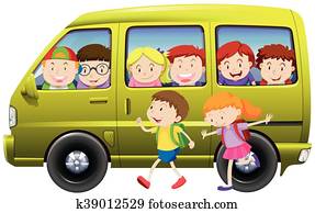 Carpool Clipart | Our Top 1000+ Carpool EPS Images | Fotosearch
