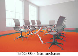 Conference room with red carpet Conference room with red carpet
