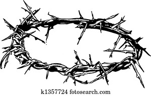 Crown Of Thorns Vector Illustration Crown Of Thorns Vector Illustration