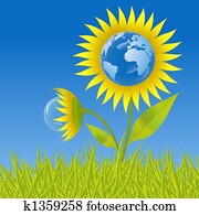Earth flower Earth flower