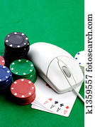 Online Gambling Concept