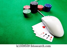 Online Gambling Concept