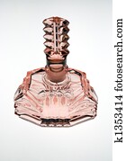 Pink antique perfume bottle Pink antique perfume bottle