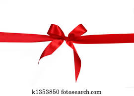 Red Gift Ribbon Bow Red Gift Ribbon Bow