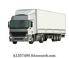 Semi-trailer truck Semi-trailer truck