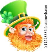 St Patricks Day Leprechaun Face St Patricks Day Leprechaun Face