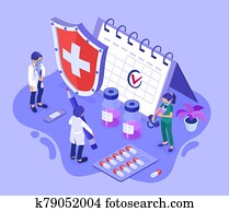 Vaccination Concept Banner Vaccination Concept Banner