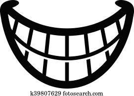 Big Happy Toothy Cartoon Smile