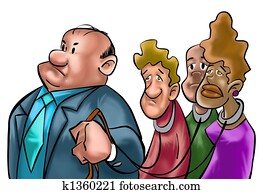 boss with his slaves boss with his slaves