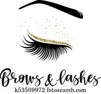 brauen, und, peitschen, logo brauen, und, peitschen, logo