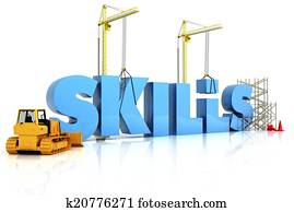 bygning, ferdigheter, begrep