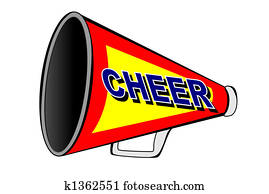 Cheerleader megaphone Cheerleader megaphone