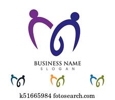 community care Logo templat