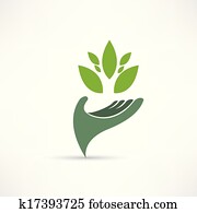 ecológico, meio ambiente, ícone