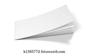 flyer blank on white background flyer blank on white background