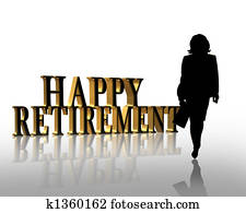Retirement illustration 3D graphic Retirement illustration 3D graphic
