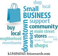 Small Business Shopping Bag Small Business Shopping Bag