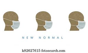 Social Distancing prevention virus Covid-19. Corona virus. Health care concept.