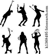 Tennis Illustration Tennis Illustration