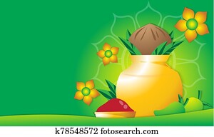 ugadi, indische, fest, vektor, bild, für, feiertag, content. ugadi, indische, fest, vektor, bild, für, feiertag, content.