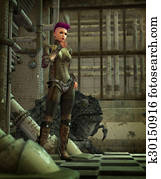 At Home in my Factory, 3d CG