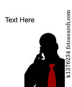 man talking on cell phone man talking on cell phone