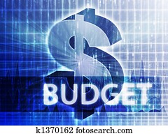 orçamento, finanças, ilustração