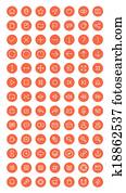 web, und, benutzerschnittstelle, flache, heiligenbilder, satz web, und, benutzerschnittstelle, flache, heiligenbilder, satz