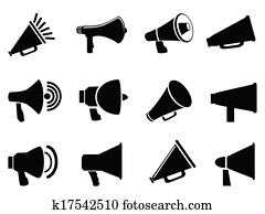 מגפון, איקונים