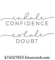 שאוף, אמון, נשוף, פקפק, של השראה, צטט