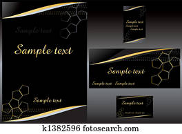 Business stationery template