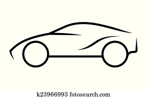 Car line art Car line art