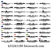 City skyline Australia and the Island country City skyline Australia and the Island country