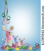 Easter Bunny Border Easter Bunny Border