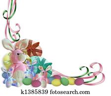 Easter Bunny Border Easter Bunny Border