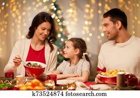 Christmas Dinner Stock Images | Our Top 1000+ Christmas Dinner Photos | Fotosearch