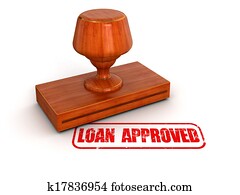 Rubber Stamp Loan Approved Rubber Stamp Loan Approved