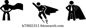 super hero icon on white background super hero icon on white background